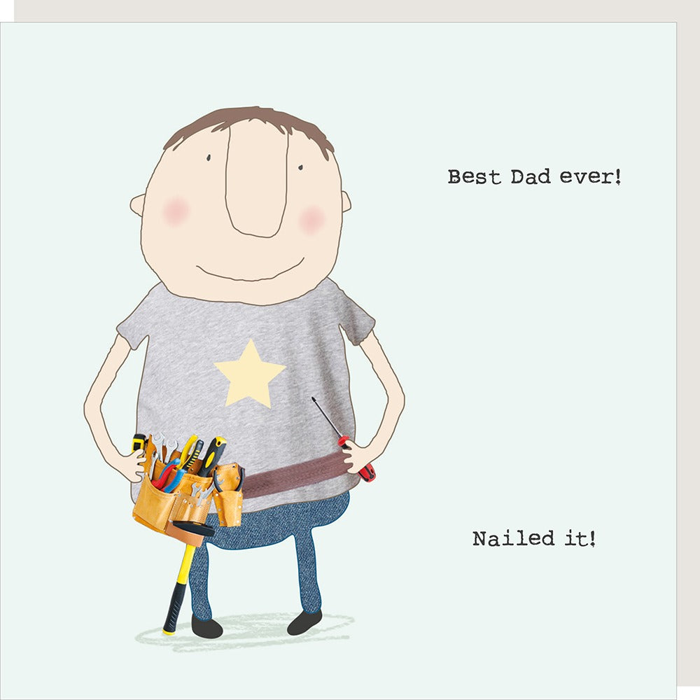 Best Dad Ever! Nailed It Card