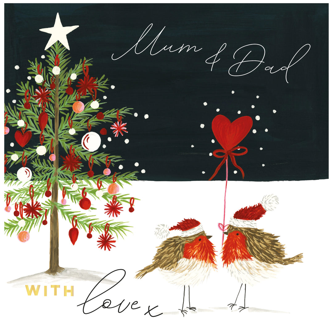 Mum &amp; Dad Christmas Card