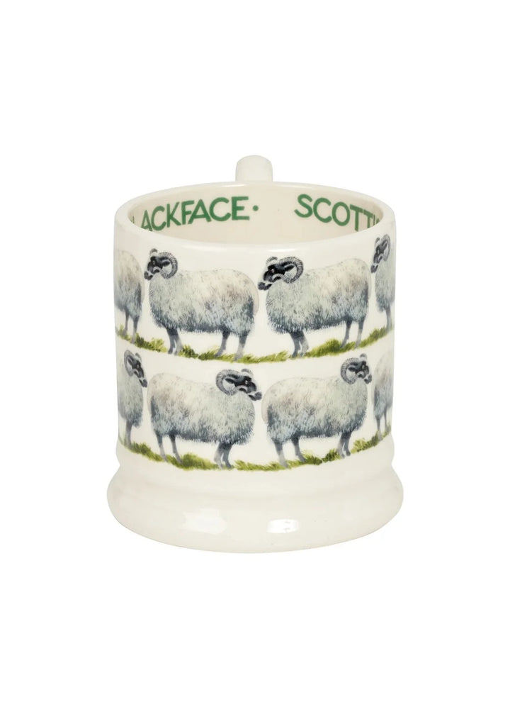 Scottish Blackface Sheep 1/2 Pint Mug
