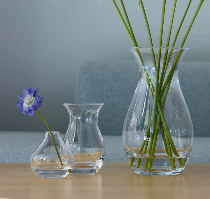 LSA International Flower Sprig Vase, 11 cm tall, with clear glass design, perfect for displaying small floral arrangements.