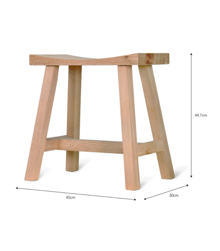 Natural Wood Stool