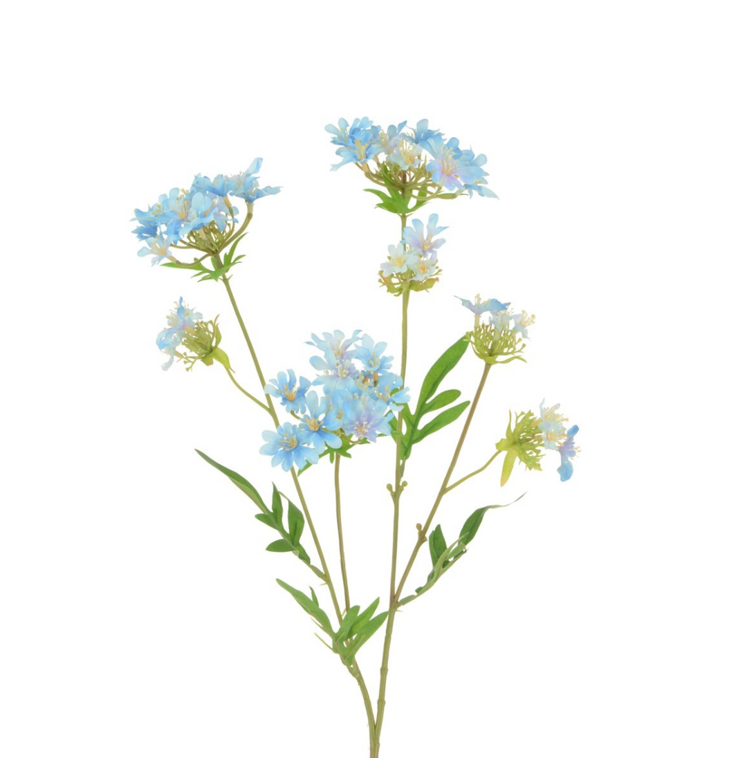 Artificial mini wildflower spray by Floralsilk, featuring delicate, colorful wildflowers for home decor from Cornucopia Home and Gift.