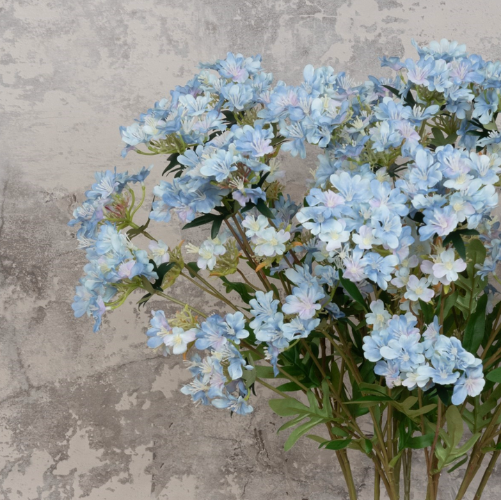 Mini Wild Flower Spray by Floralsilk, featuring realistic wildflower blooms in soft natural colors for home decor.