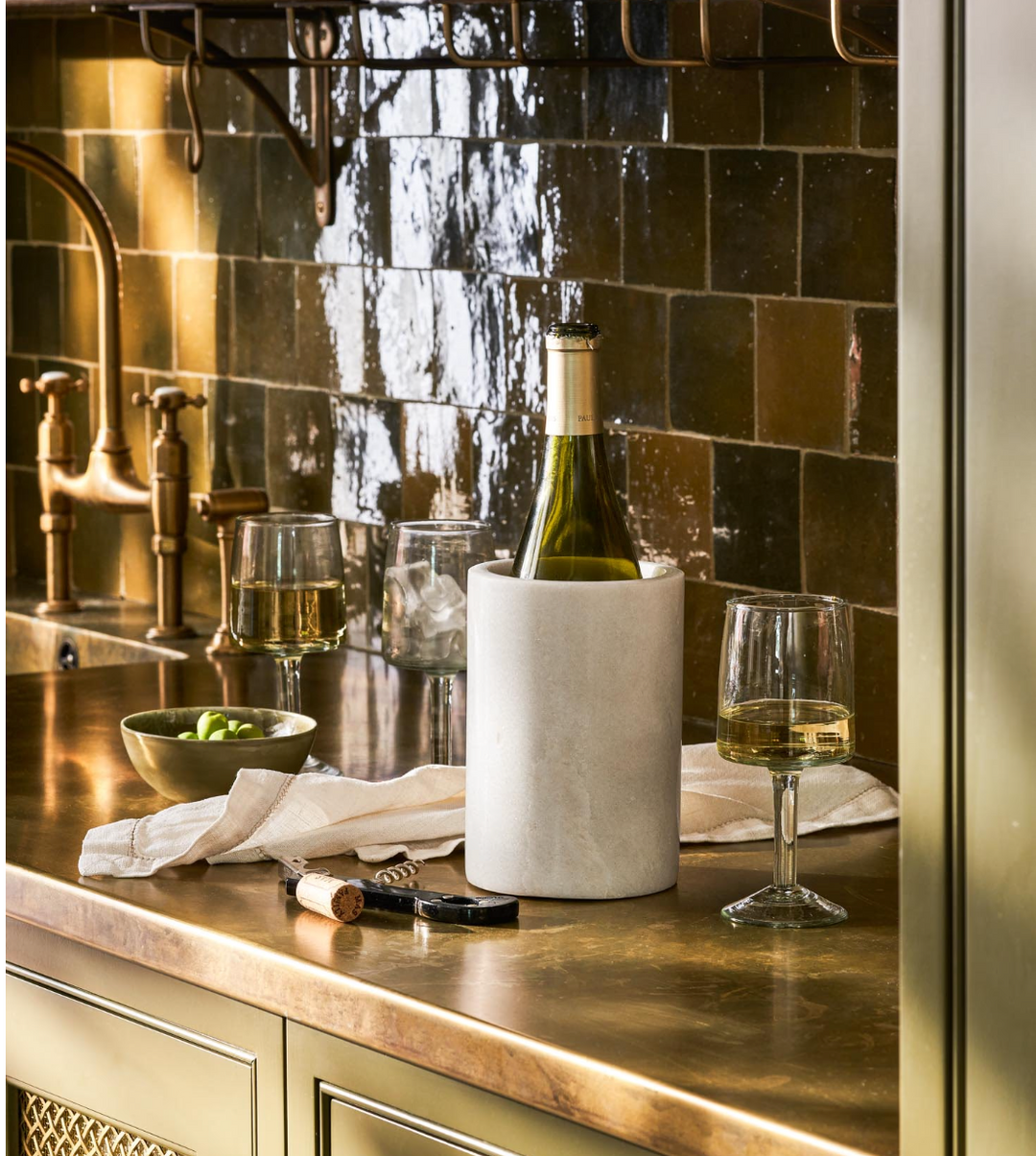 Marble wine cooler by Garden Trading, stylish and functional, with a sleek marble finish for keeping wine chilled.