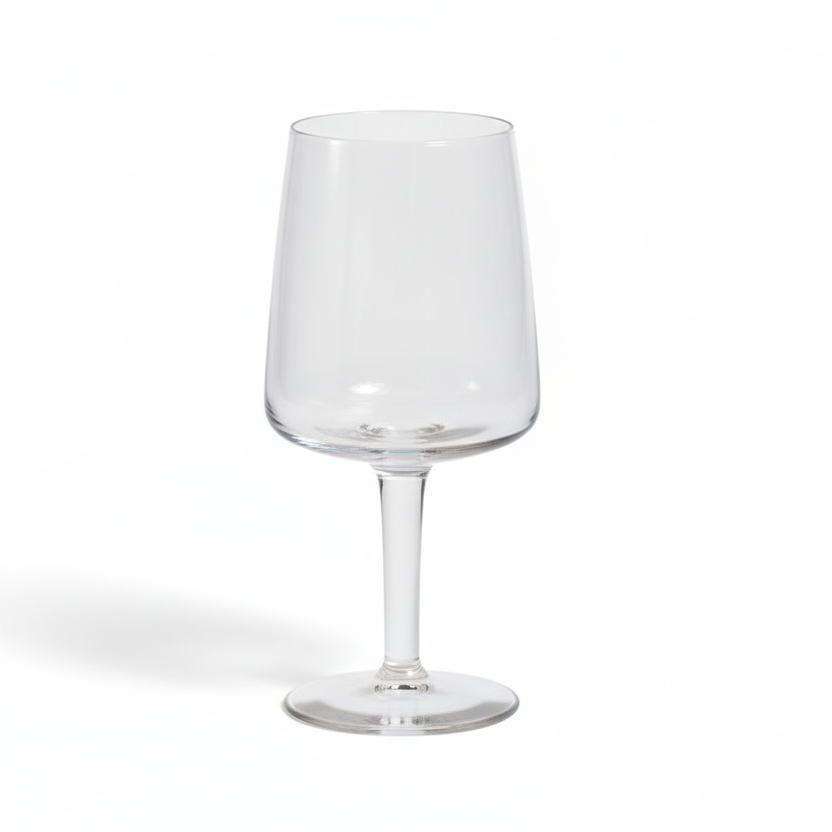 Fonthill wine glass by Garden Trading, clear glass with elegant shape, perfect for serving wine in a stylish setting.