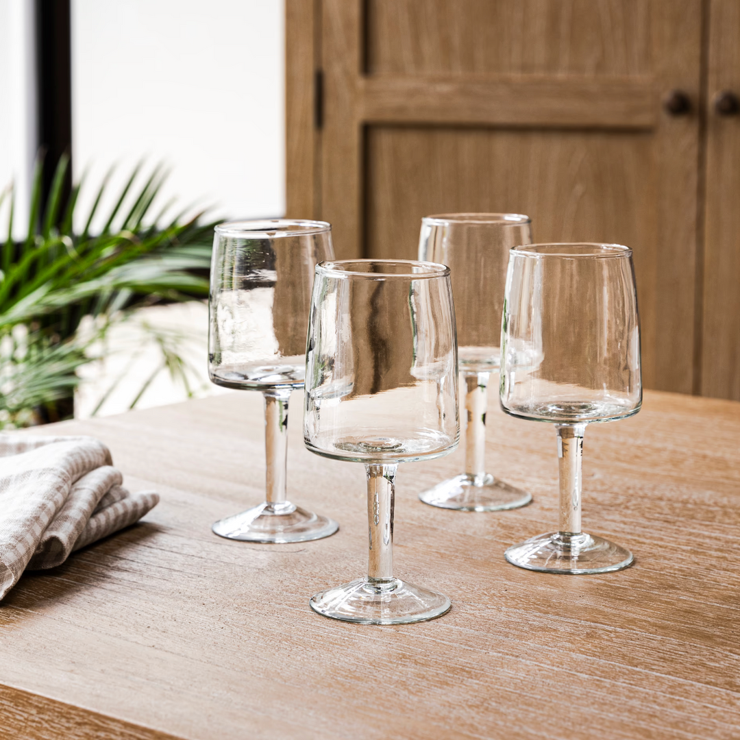 Fonthill wine glass by Garden Trading, clear glass with elegant shape, perfect for wine or beverages.