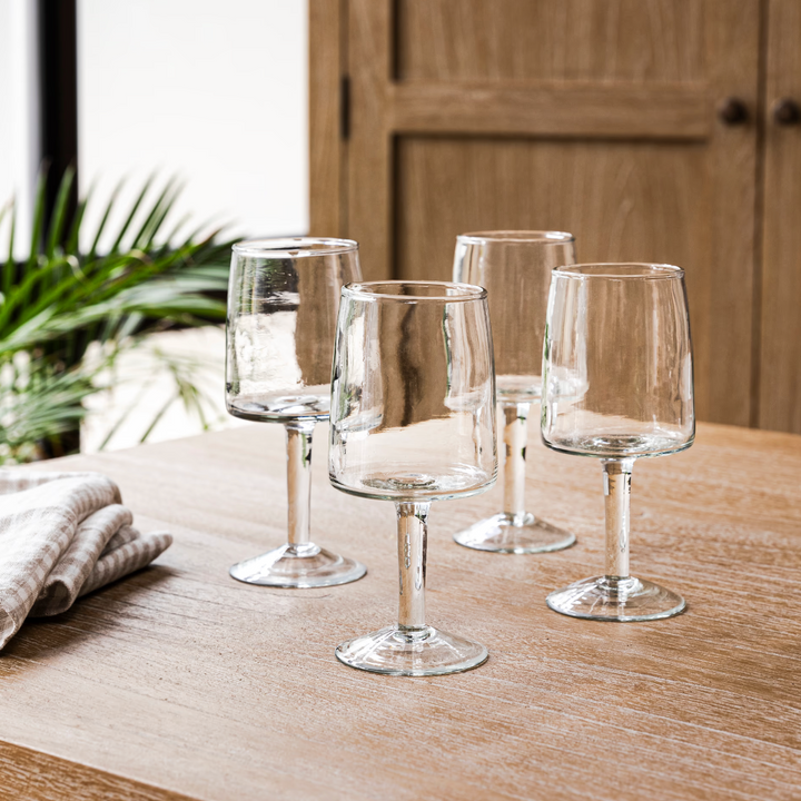 Fonthill wine glass by Garden Trading, clear glass with elegant shape, perfect for wine or beverages.