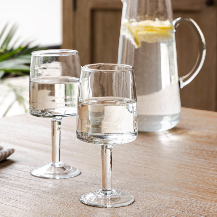 Fonthill wine glass by Garden Trading, clear glass with elegant stem, ideal for wine drinking and sophisticated table settings.