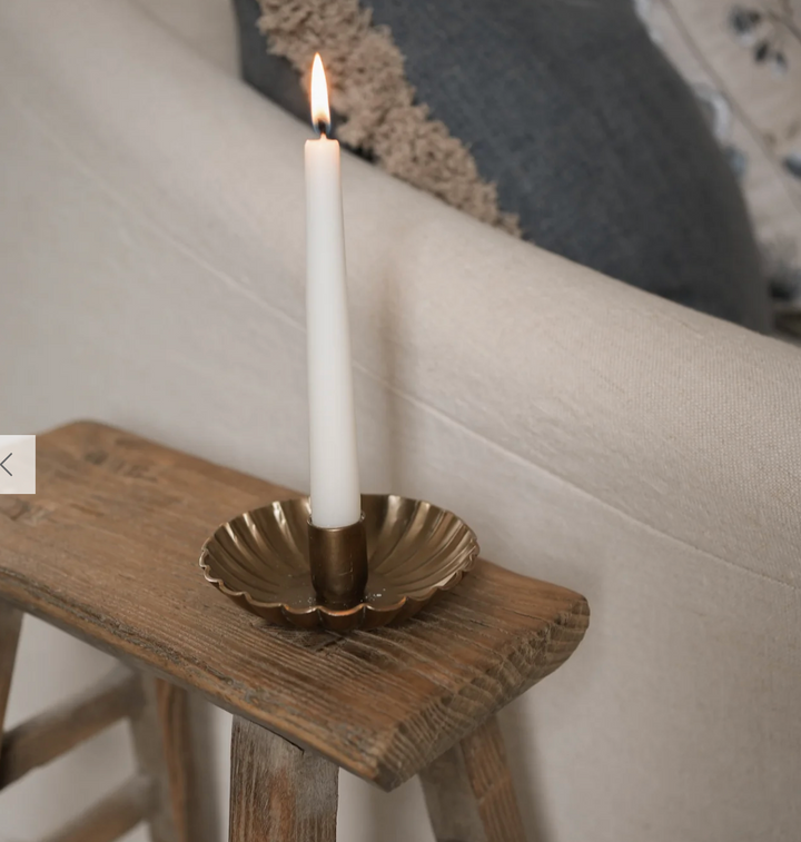 Scalloped Candle Holder