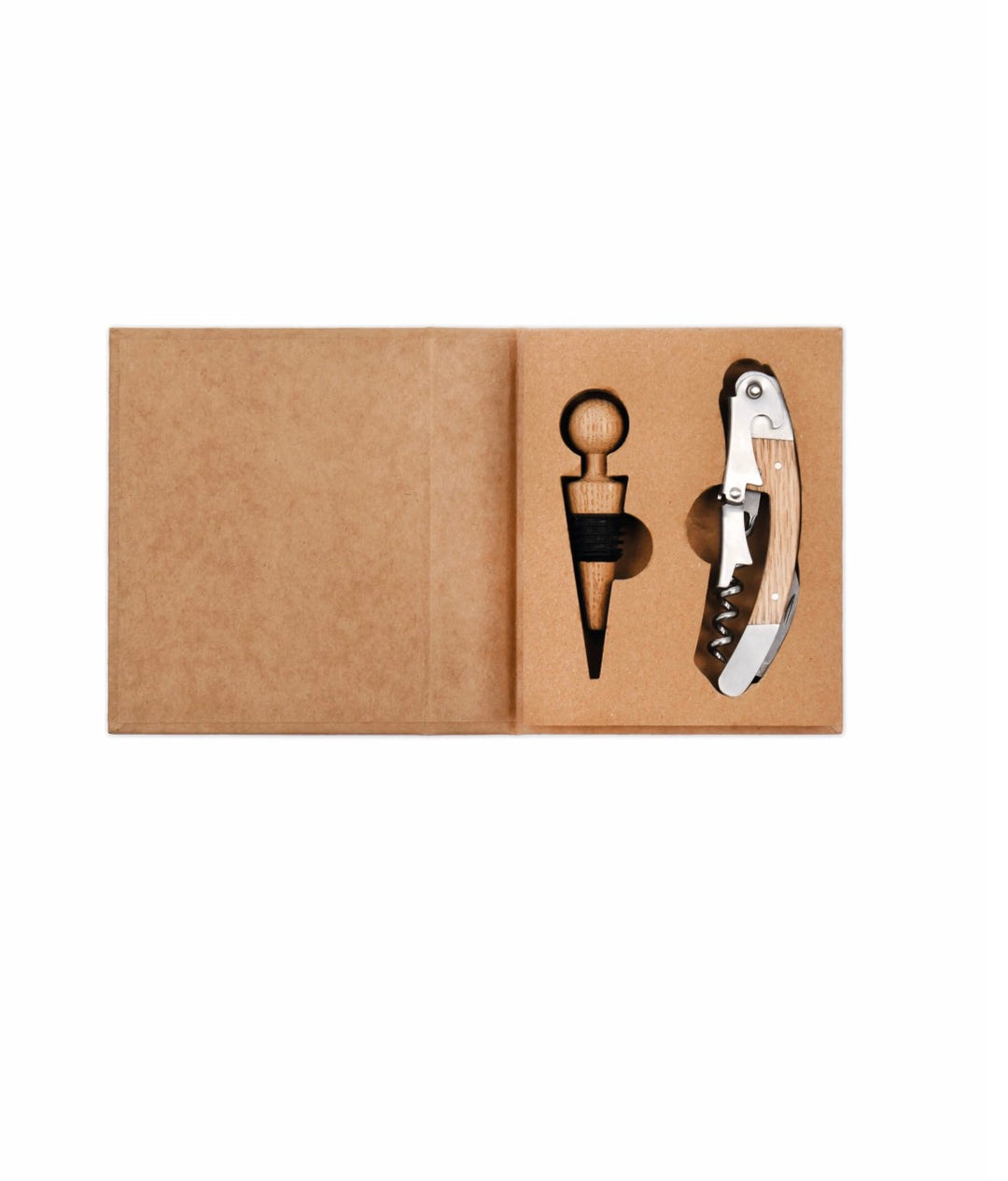 Garden Trading Classic bottle opener and stopper set with wooden handles, perfect for wine and beverage bottles.