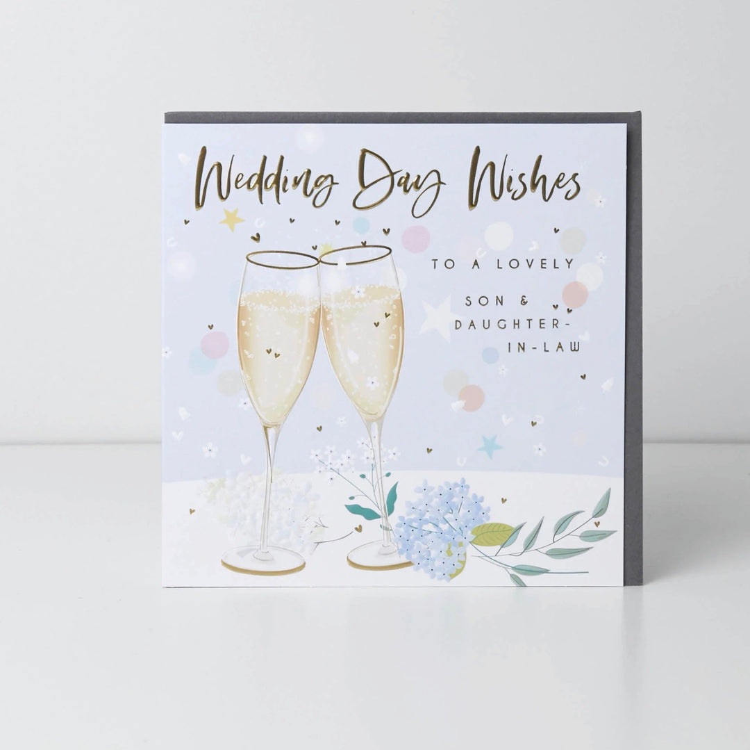 Son &amp; Daughter in Law Wedding Card