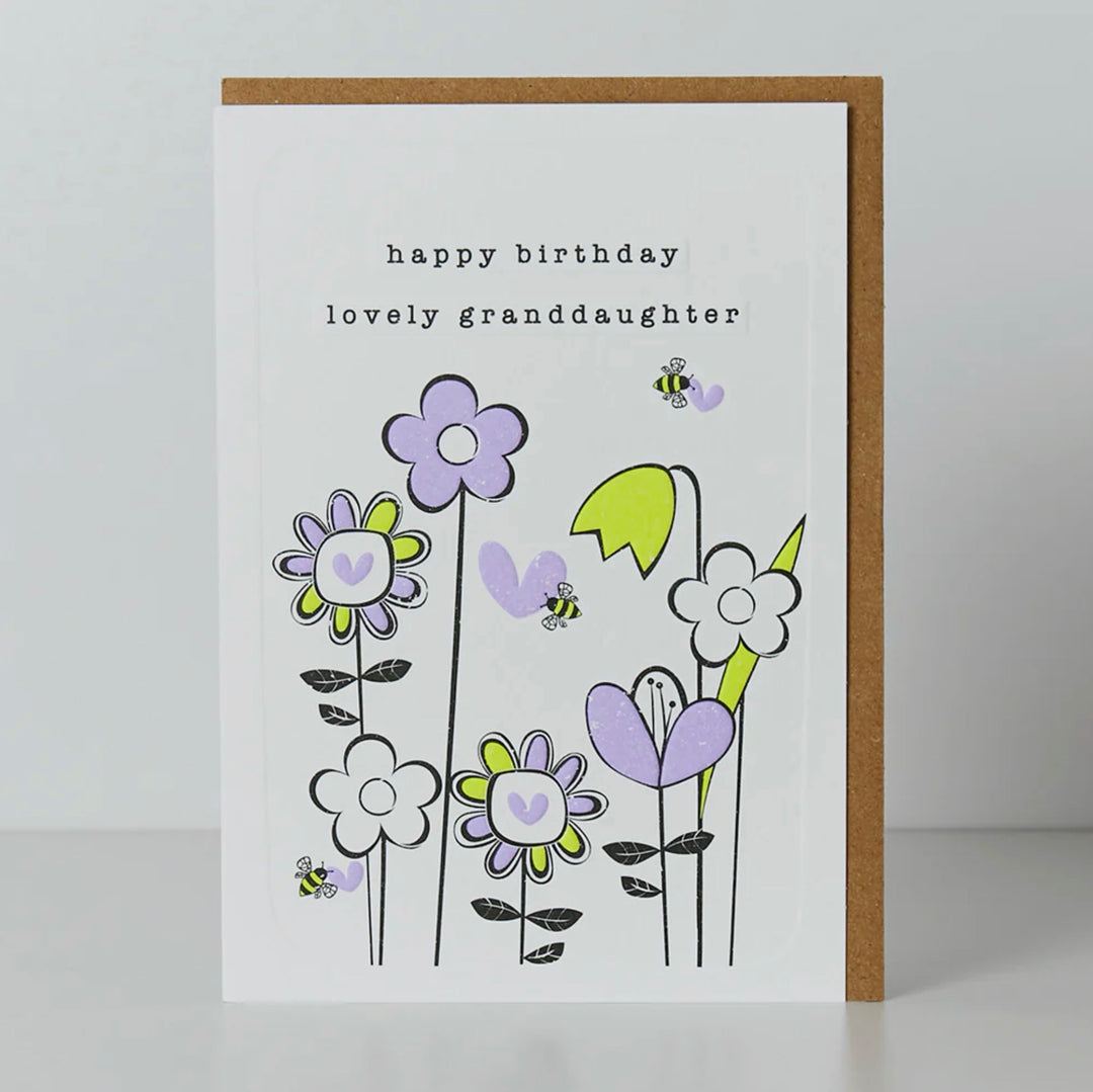 Happy Birthday Lovely Granddaughter card