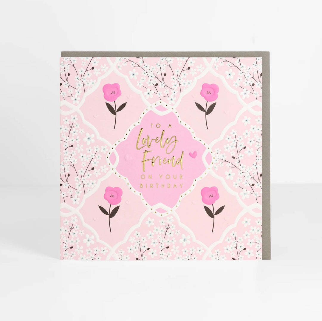 Lovely Friend Birthday Card