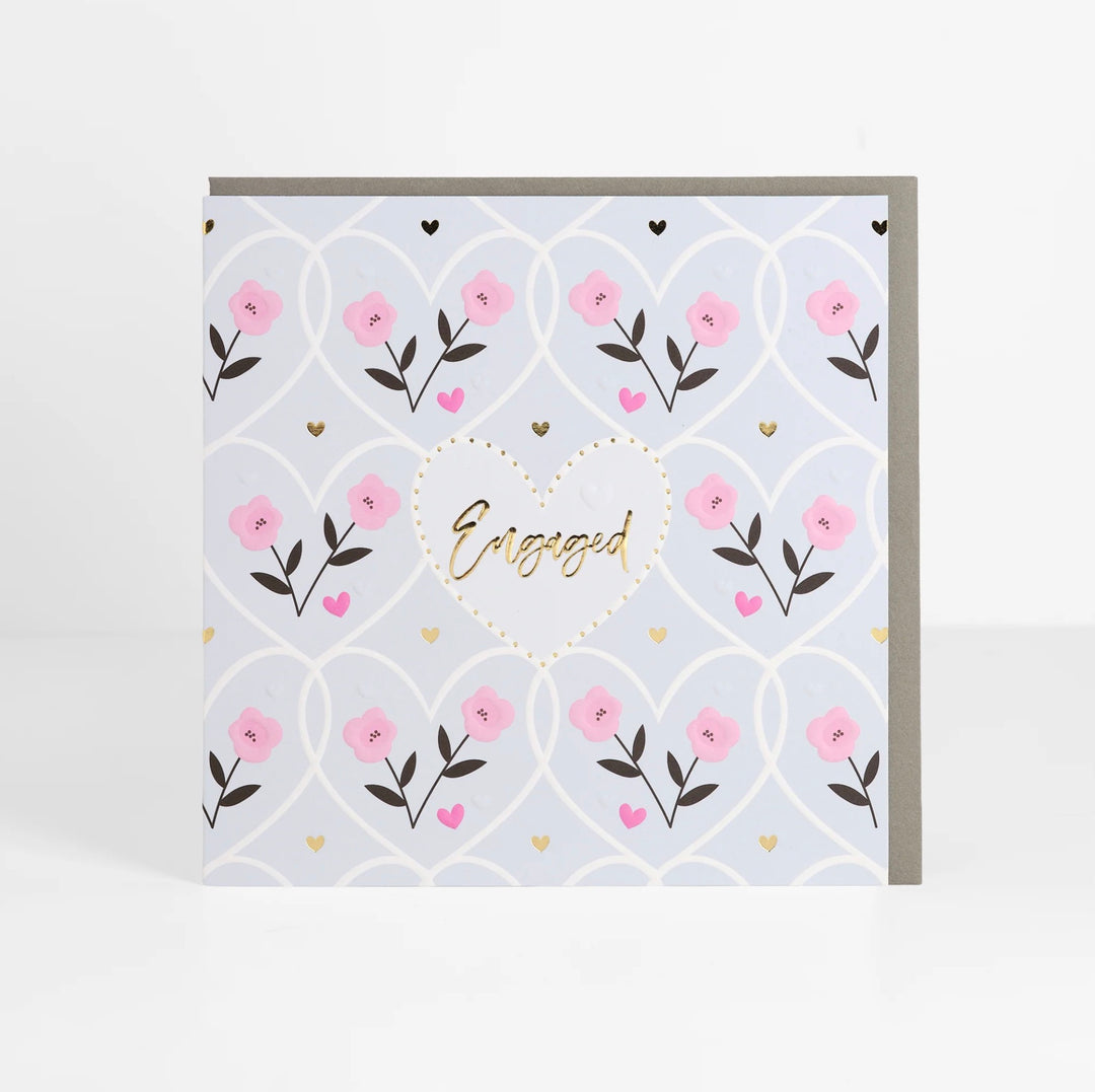 Engaged Flower Card