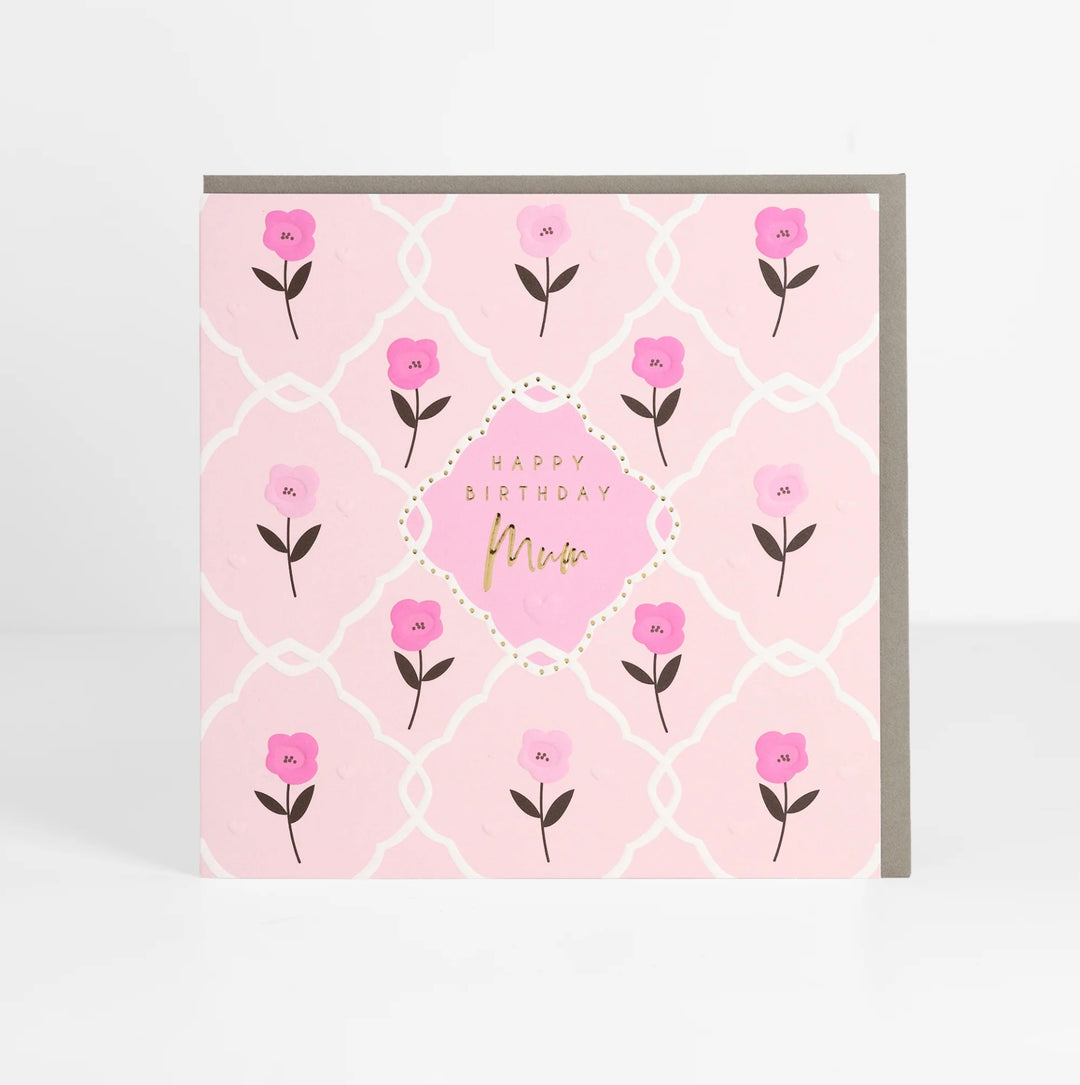 Mum Floral Birthday Card