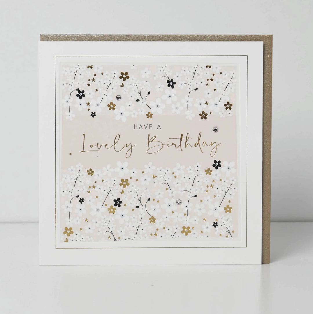 Have a Lovely Birthday Blossom Card