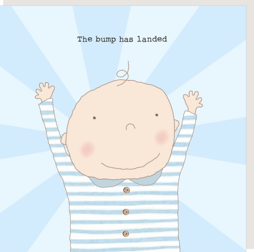 Boy Bump Landed Card