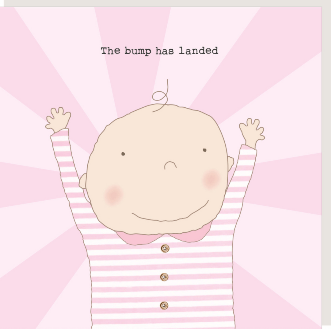 Girl Bump Landed Card