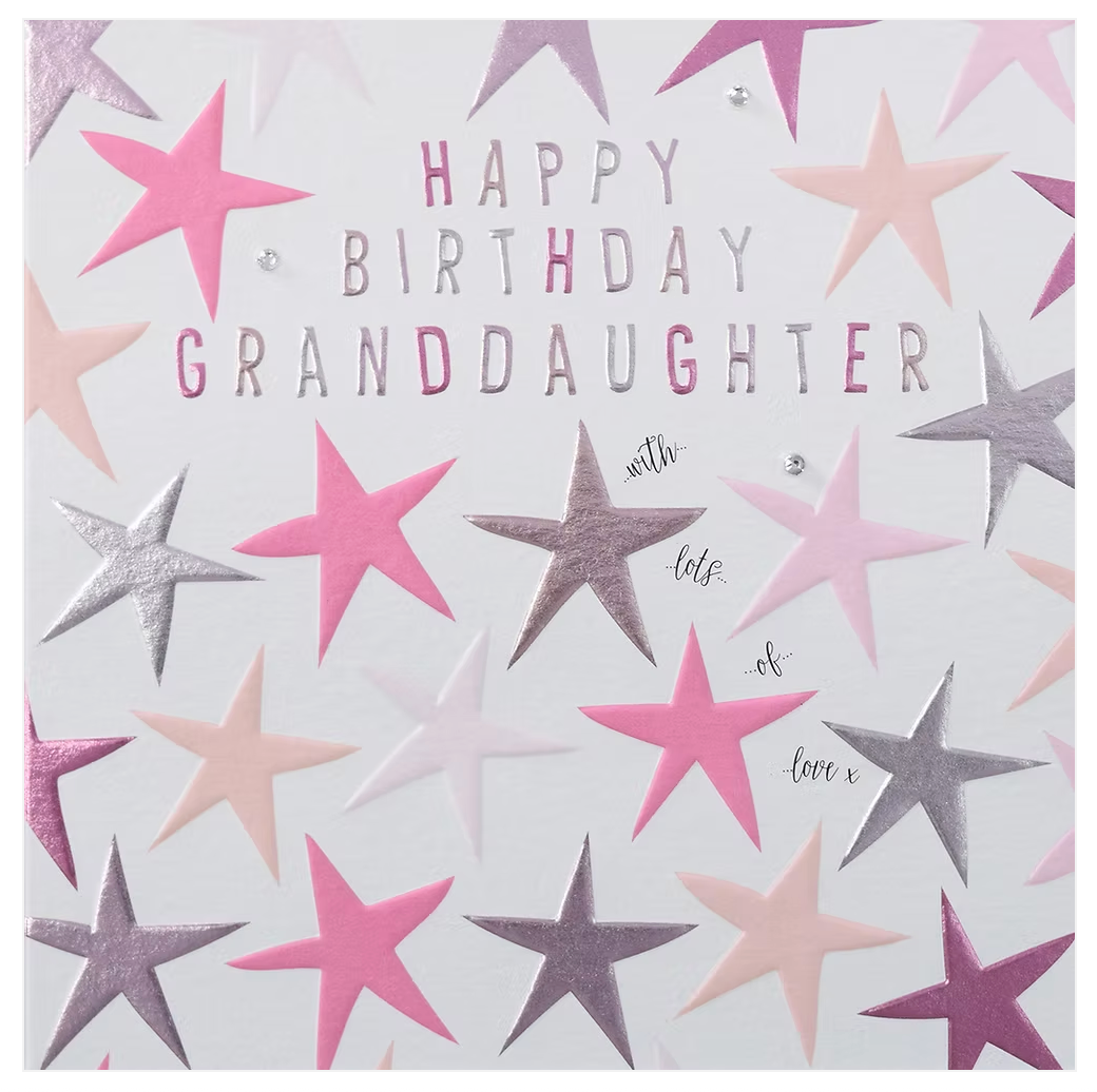 Birthday Granddaughter Card