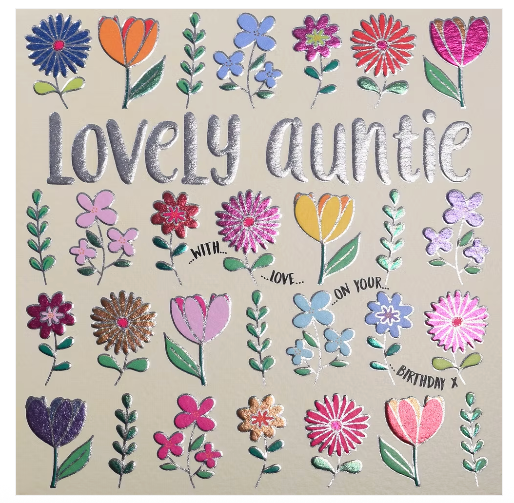 Lovely Auntie Card