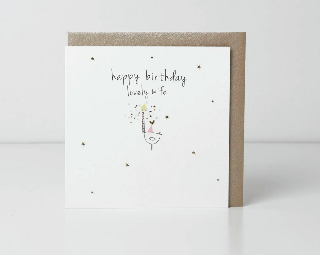 Lovely Wife Birthday Card