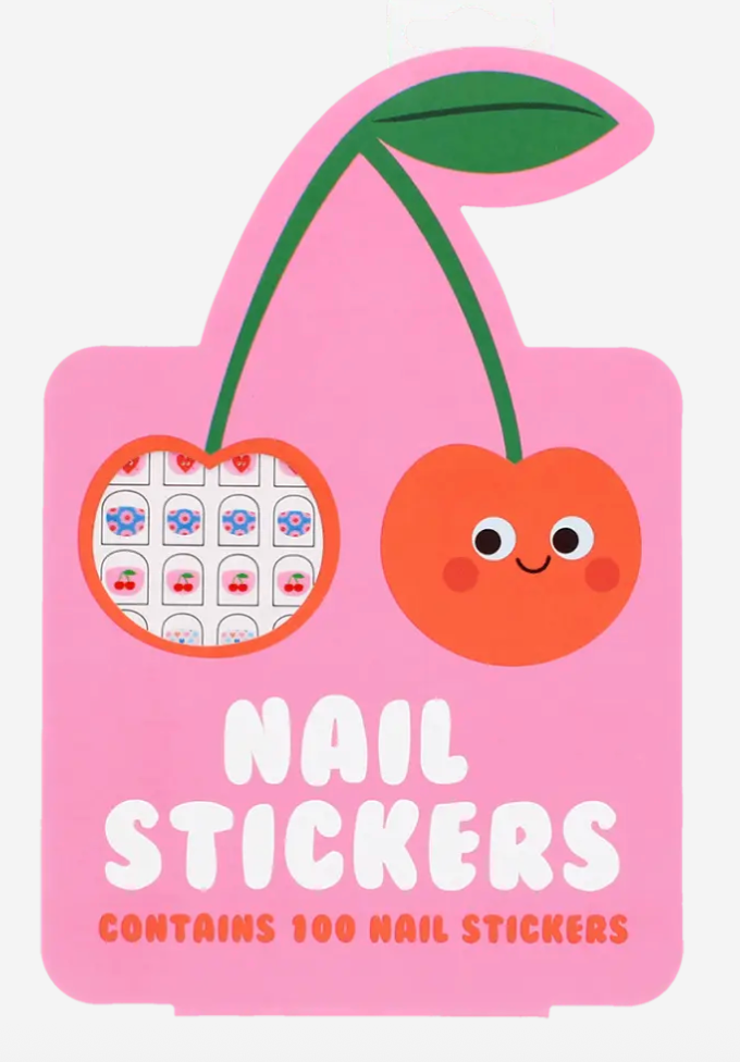 Childrens nail stickers (pack of 100) - Cherry