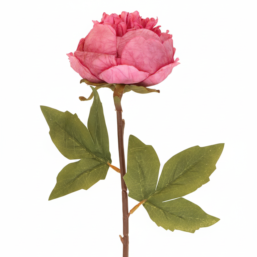 Gisela Graham Antique Pink Peony Stem Faux Flower