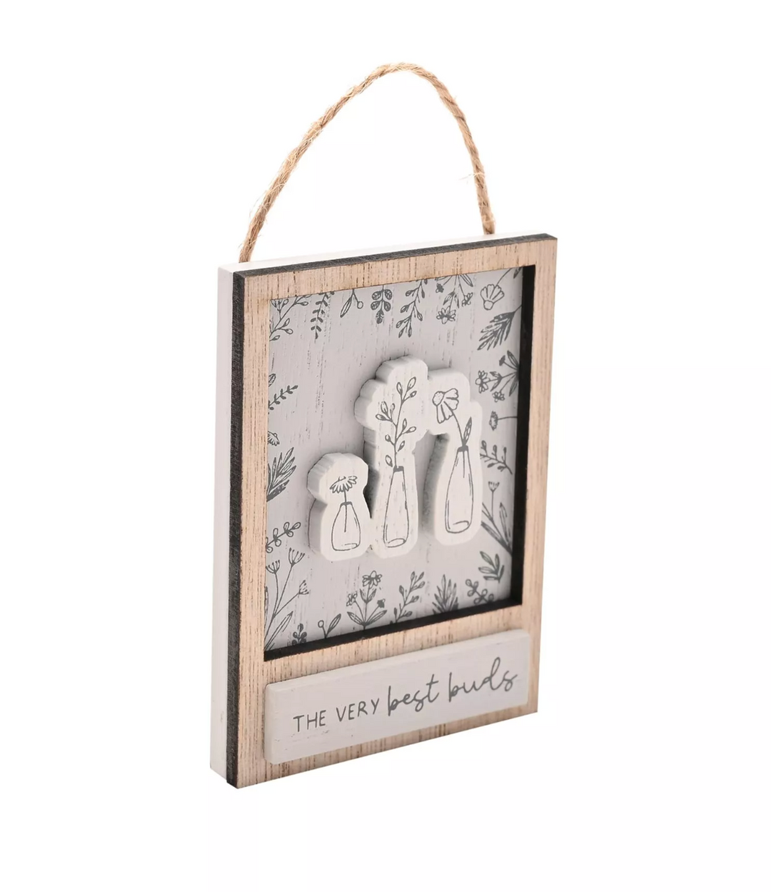 Little Houses Hanging Plaque - The Very Best Buds