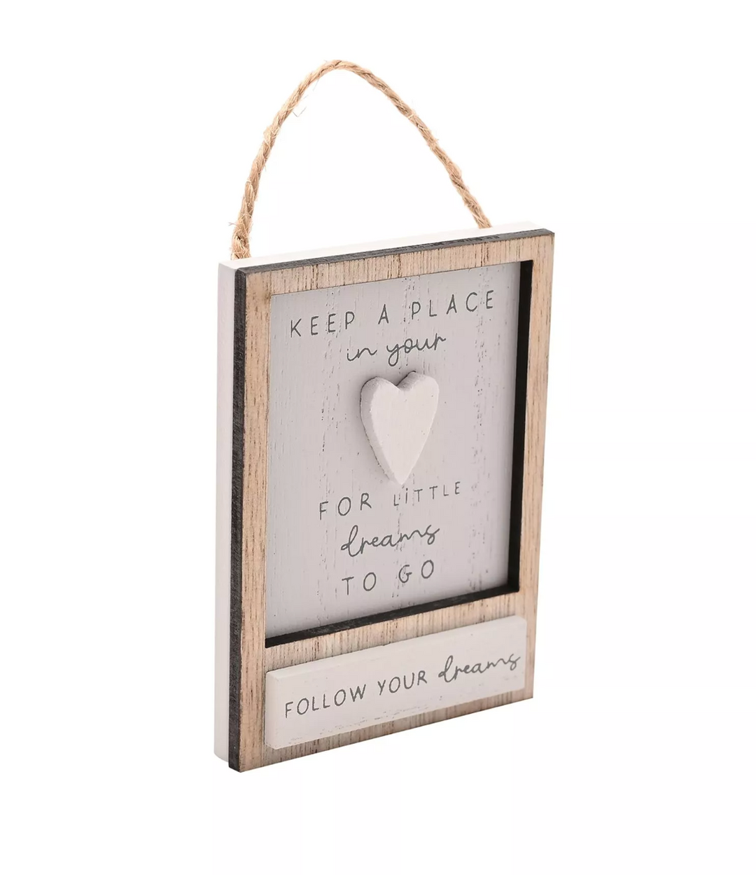 Little Houses Hanging Plaque - Follow Your Dreams