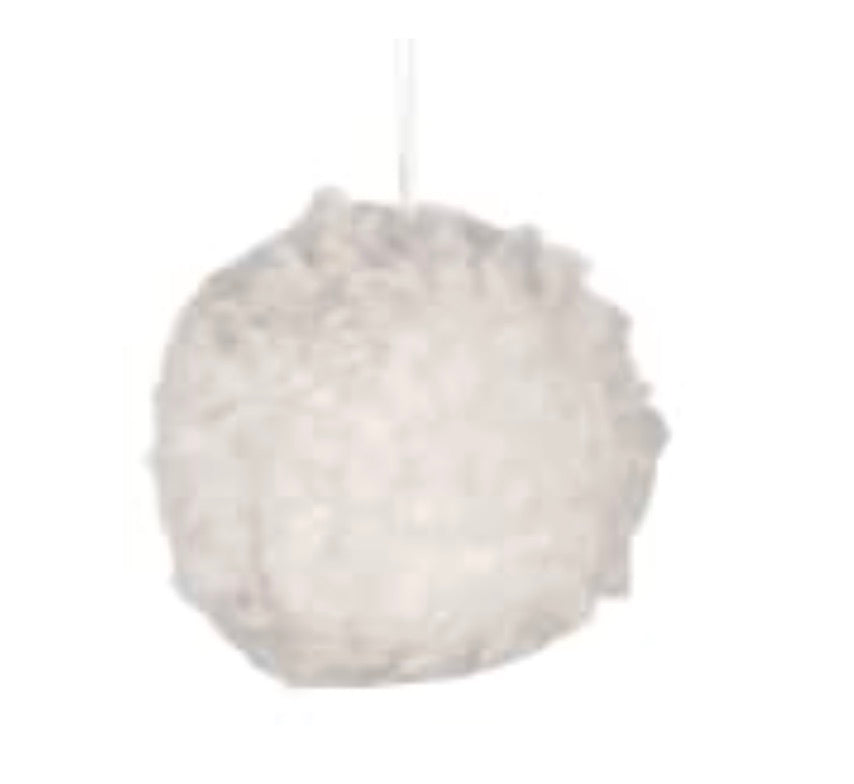 Fluffy White Bauble