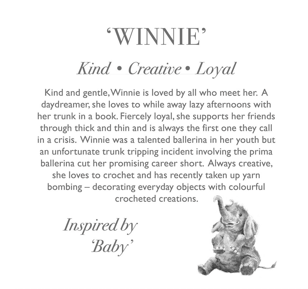 Winnie Large Plush Elephant