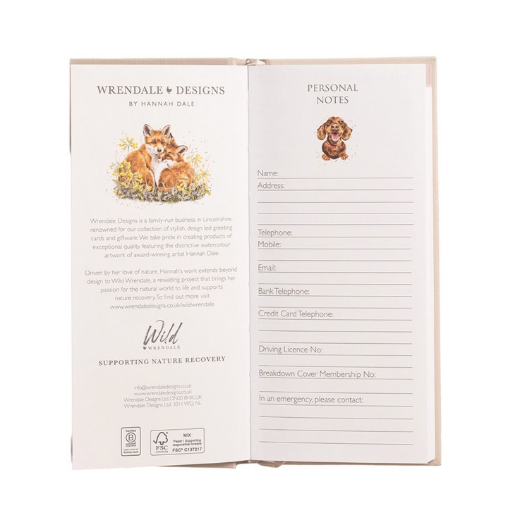 Wrendale Designs Slim Diary 2027