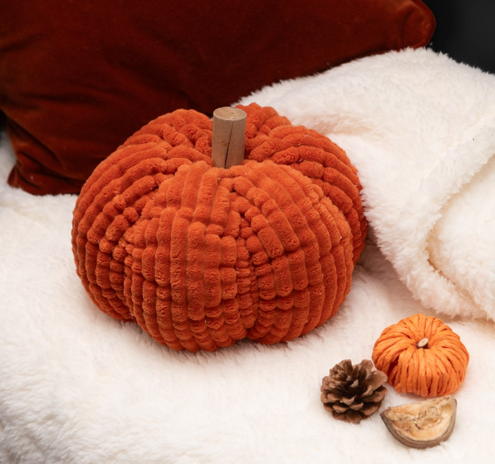 Large Cord Pumpkin | Rust | Floralsilk