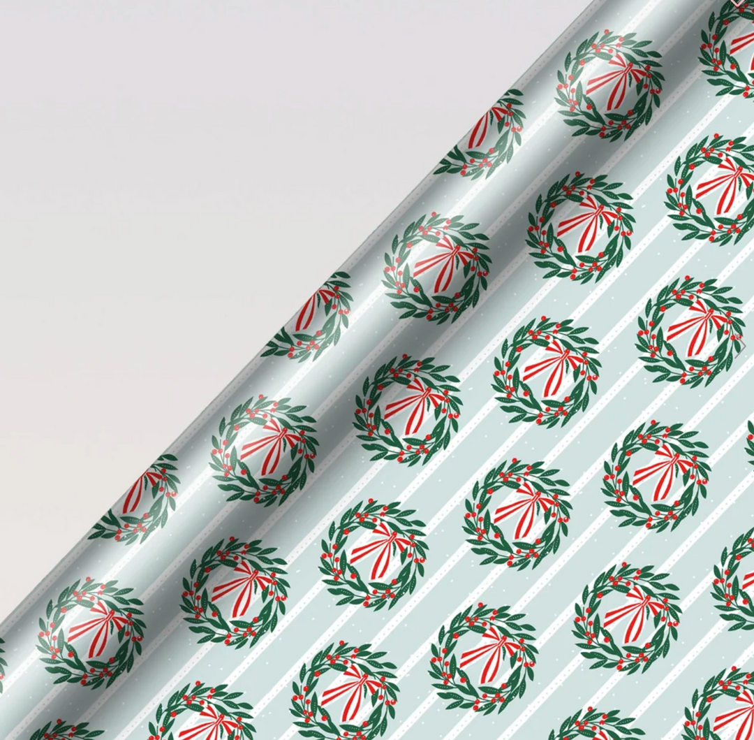 Christmas Wreath Roll Wrap