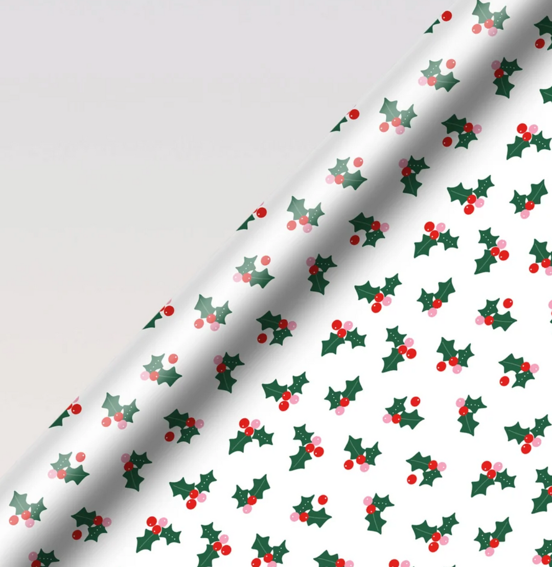 Christmas Holly Roll Wrap