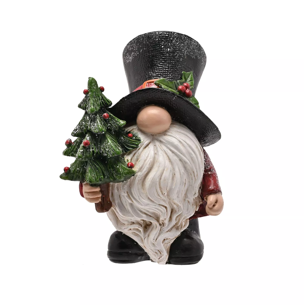 Gonk with Christmas Tree Figurine