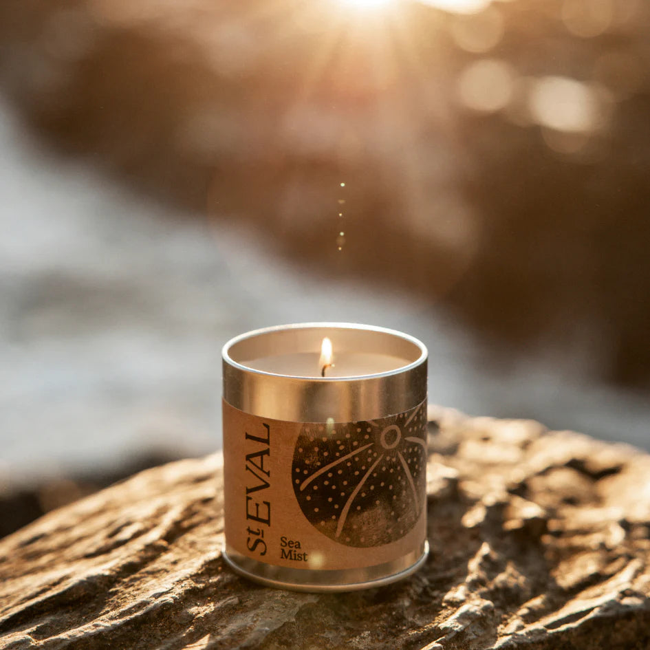 St Eval Sea Mist Tin Candle