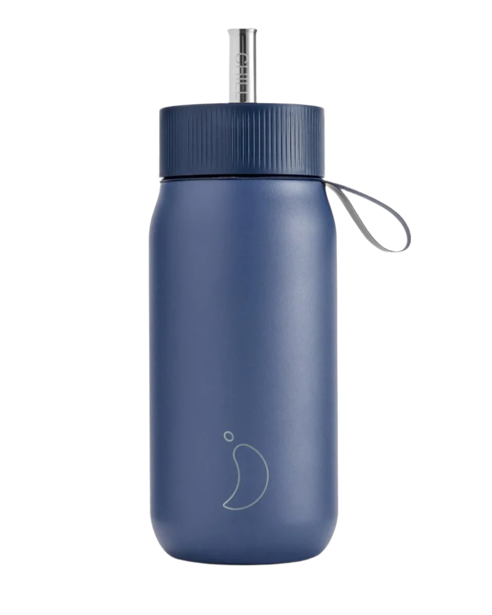Chillys Series 2 Whale Blue Switch Cup, 750ml, featuring a vibrant blue whale design, made by Cornucopia Home and Gift.