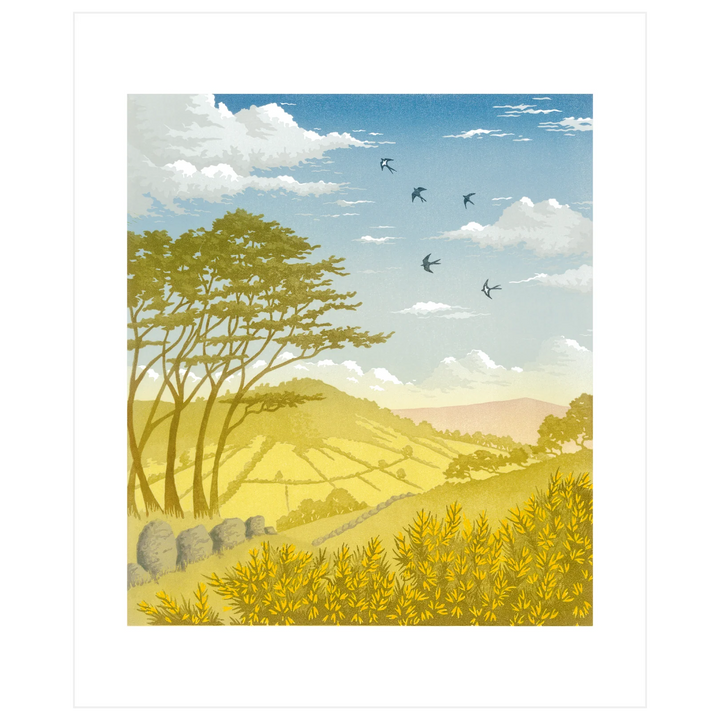 The Old Wall Art Card