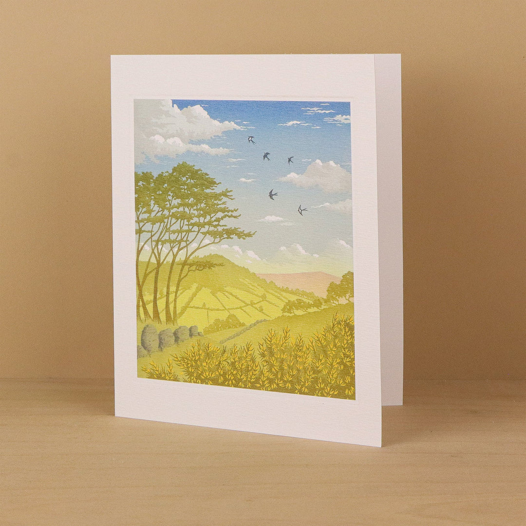 The Old Wall Art Card