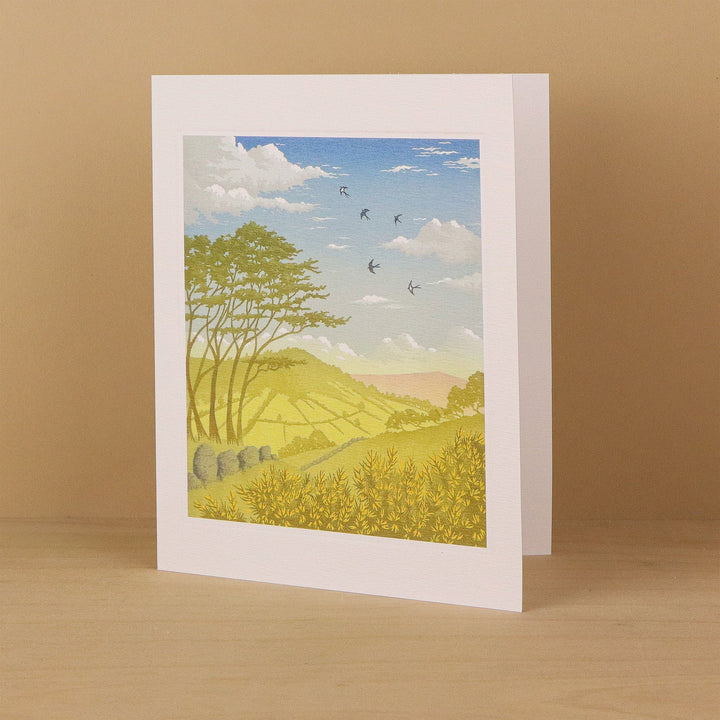 The Old Wall Art Card