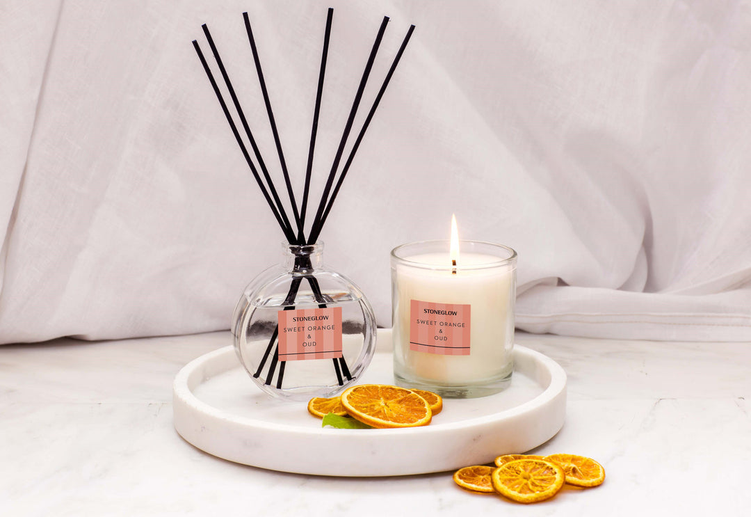 Modern Classics New - Sweet Orange &amp; Oud - Scented Reed Diffuser