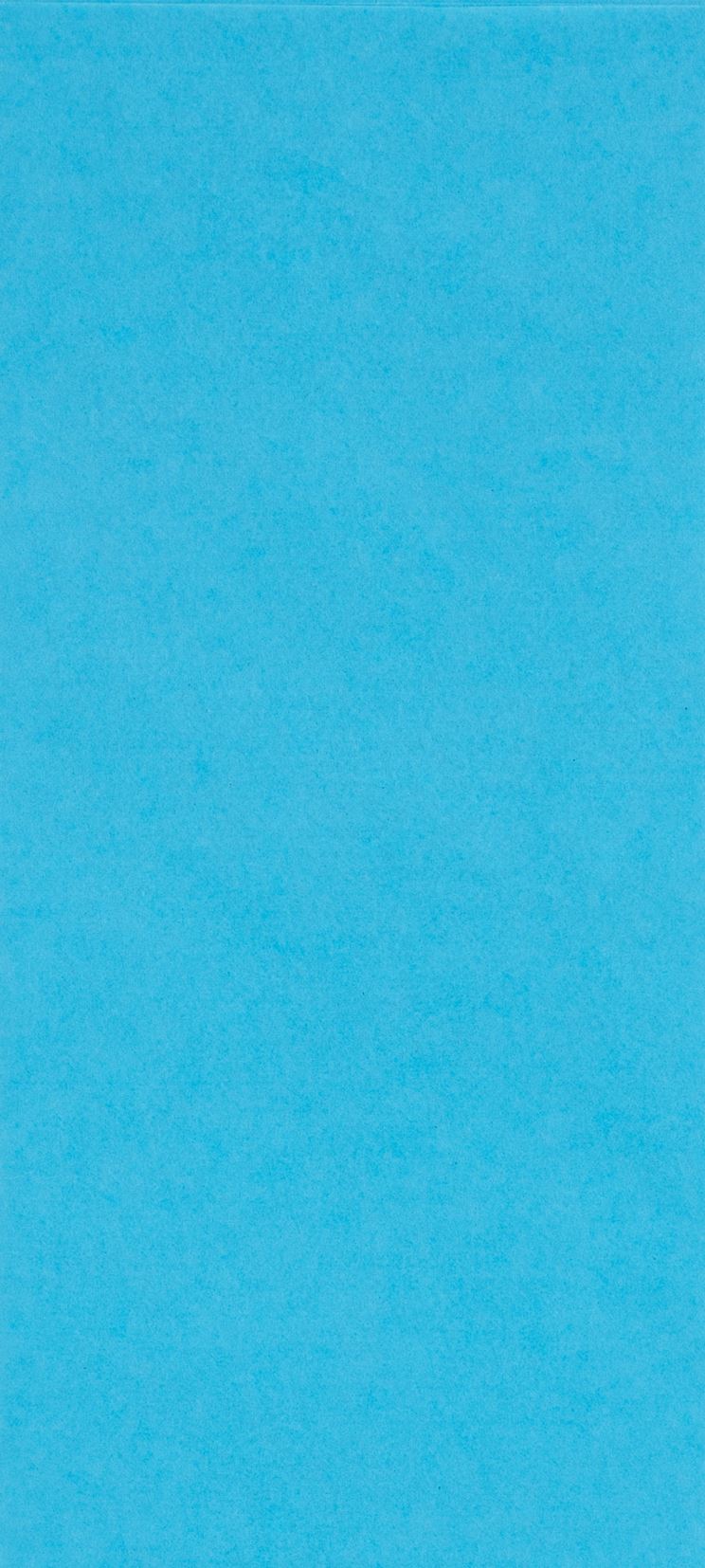 Glick turquoise tissue paper by Cornucopia Worcester, neatly folded with vibrant color visible.