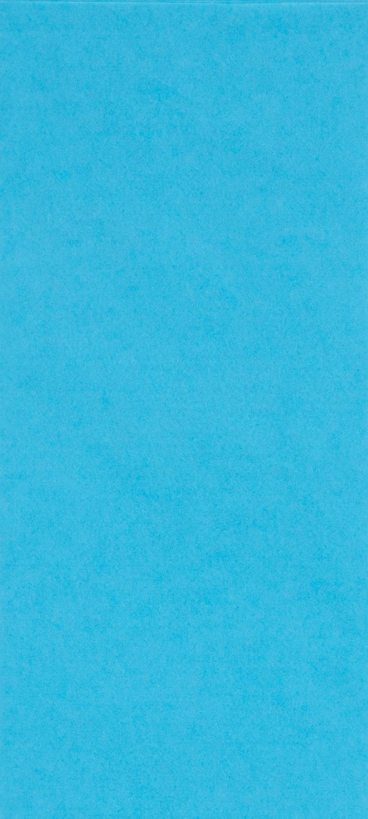 Glick turquoise tissue paper by Cornucopia Worcester, neatly folded with vibrant color visible.