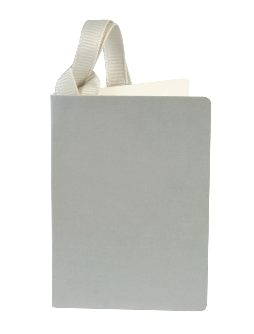 Silver Glick gift tag with embossed design, ideal for gift wrapping and labeling from Cornucopia Home and Gift.