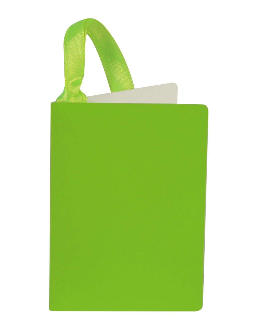 Glick Lime Gift Tag from Cornucopia Home and Gift featuring a bright lime-colored design with decorative string for gift embellishments.
