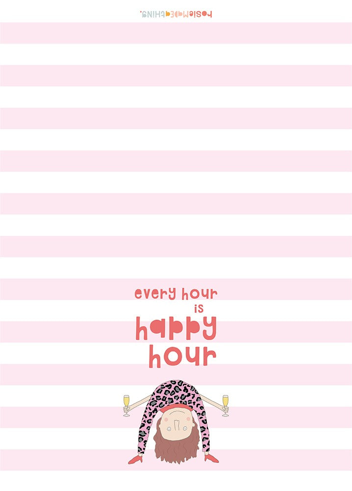 Happy Hour Tea Towel
