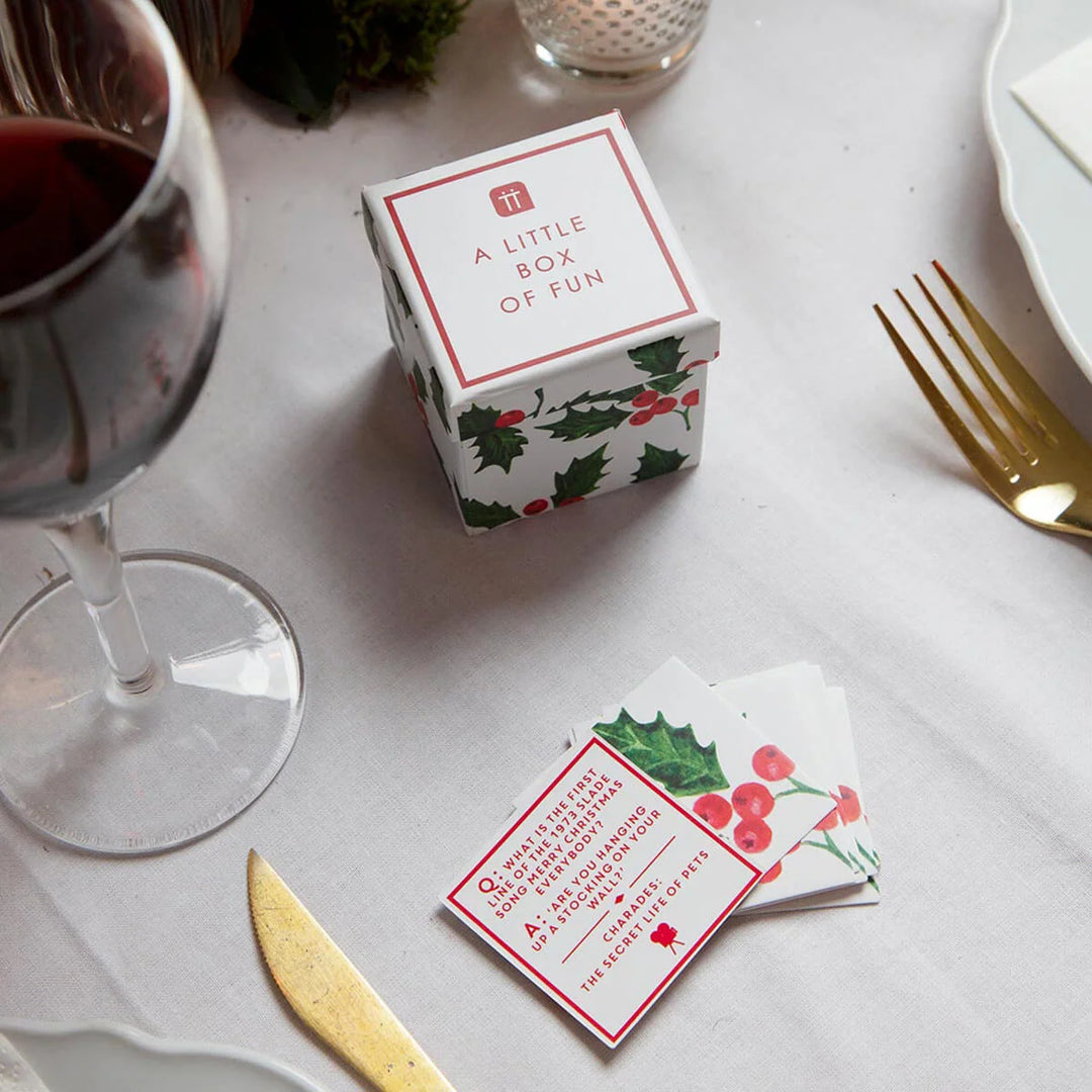 Christmas Trivia &amp; Charades - A Little Box of Fun