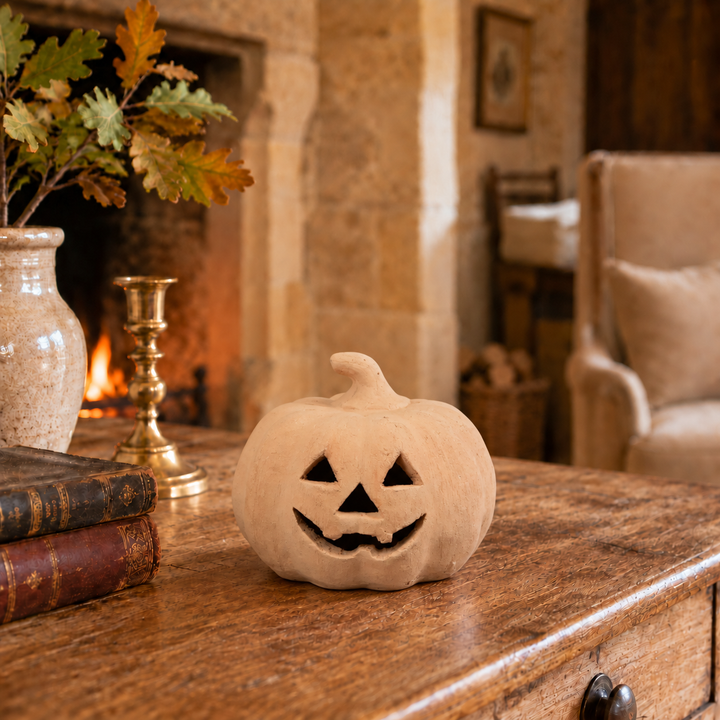 Terracotta Pumpkin Decoration