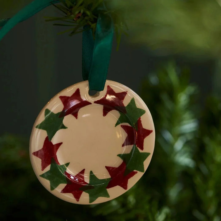 Emma Bridgewater Christmas Stars Tiny Plate Decoration